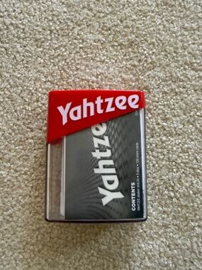 Yahtzee Card Game Deck - Red & Black
